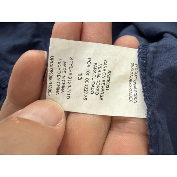 Sequin HEART Sleeveless Fall Micro Corduroy Layering Dress 13 cotton blue Zipper - Picture 7 of 11